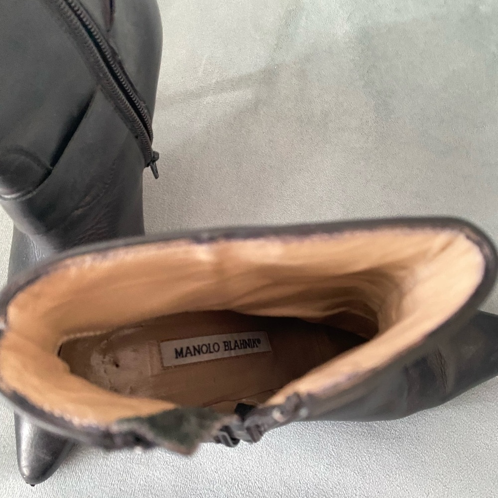 Manolo Blahnik Ankle Boots 37, 7 heels - Picture 3 of 7
